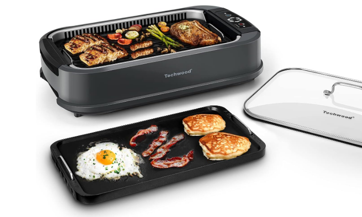 Techwood indoor smokeless grill